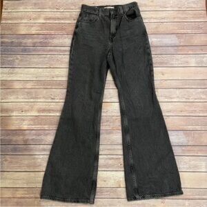 Women's Black Flared Jeans